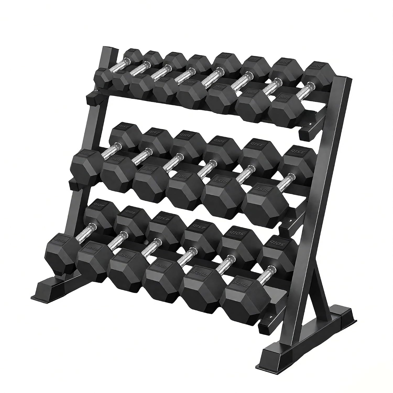 Hex Dumbbell Set - 350/450/550 Lbs Altıgen Dambıl Seti, 3
