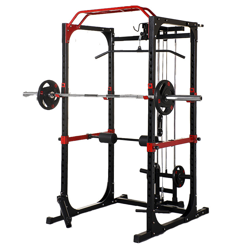 Home Gym Pull Up - Ticari Güç Kafesi Squat Rafı Çoklu