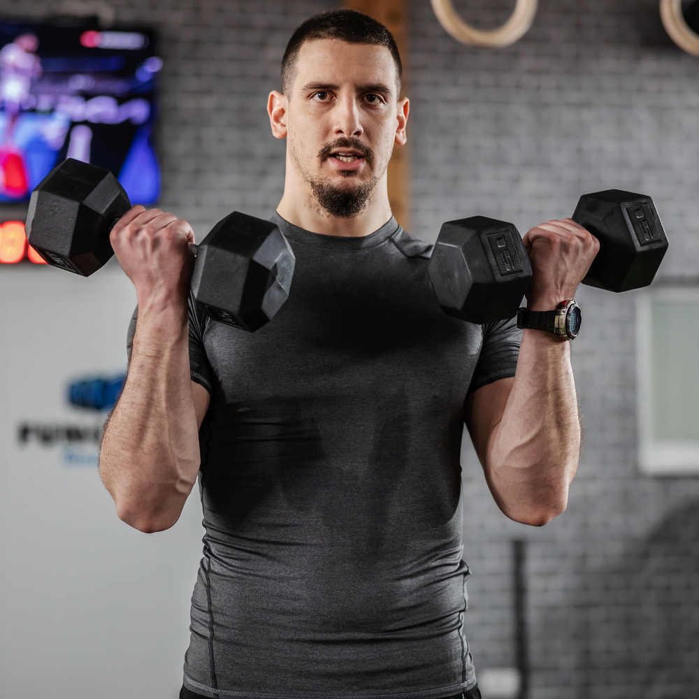 Hex Dumbbell Set - Ye Soozier 2x15lbs Hex Dambıl Seti