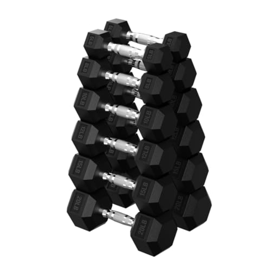 Hex Dambıl Seti 45-480 lb Kauç - Hex Dumbbell Set incelemesi ve fiyatı