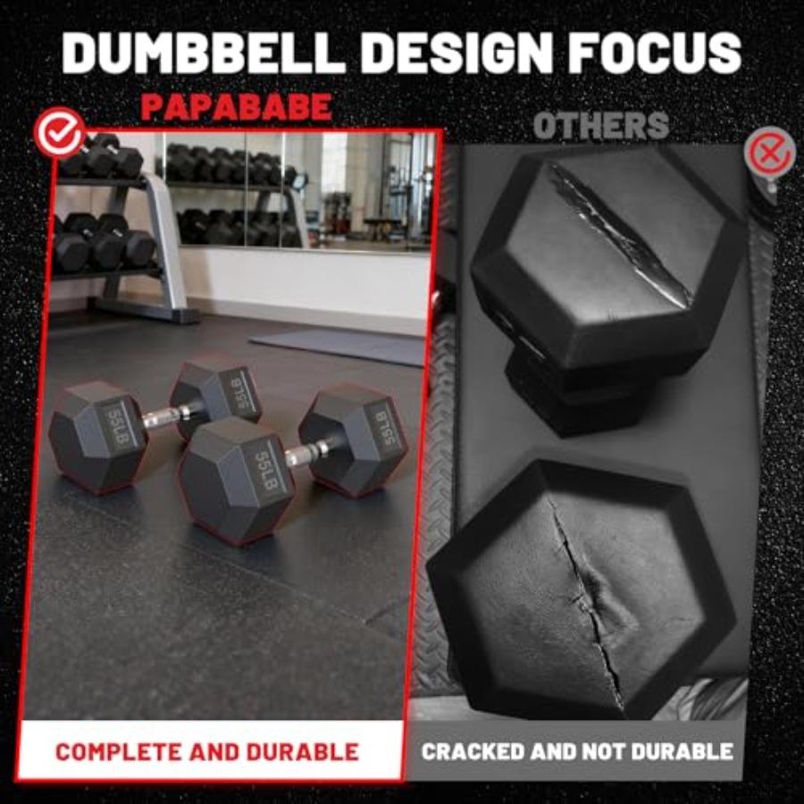 Hex Dambıl Seti 45-550 lb Kauç - Hex Dumbbell Set incelemesi ve fiyatı