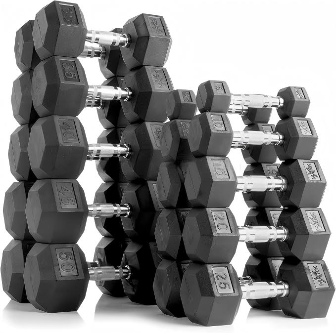 Premium Kauçuk Kaplı Altıgen D - Hex Dumbbell Set incelemesi ve fiyatı
