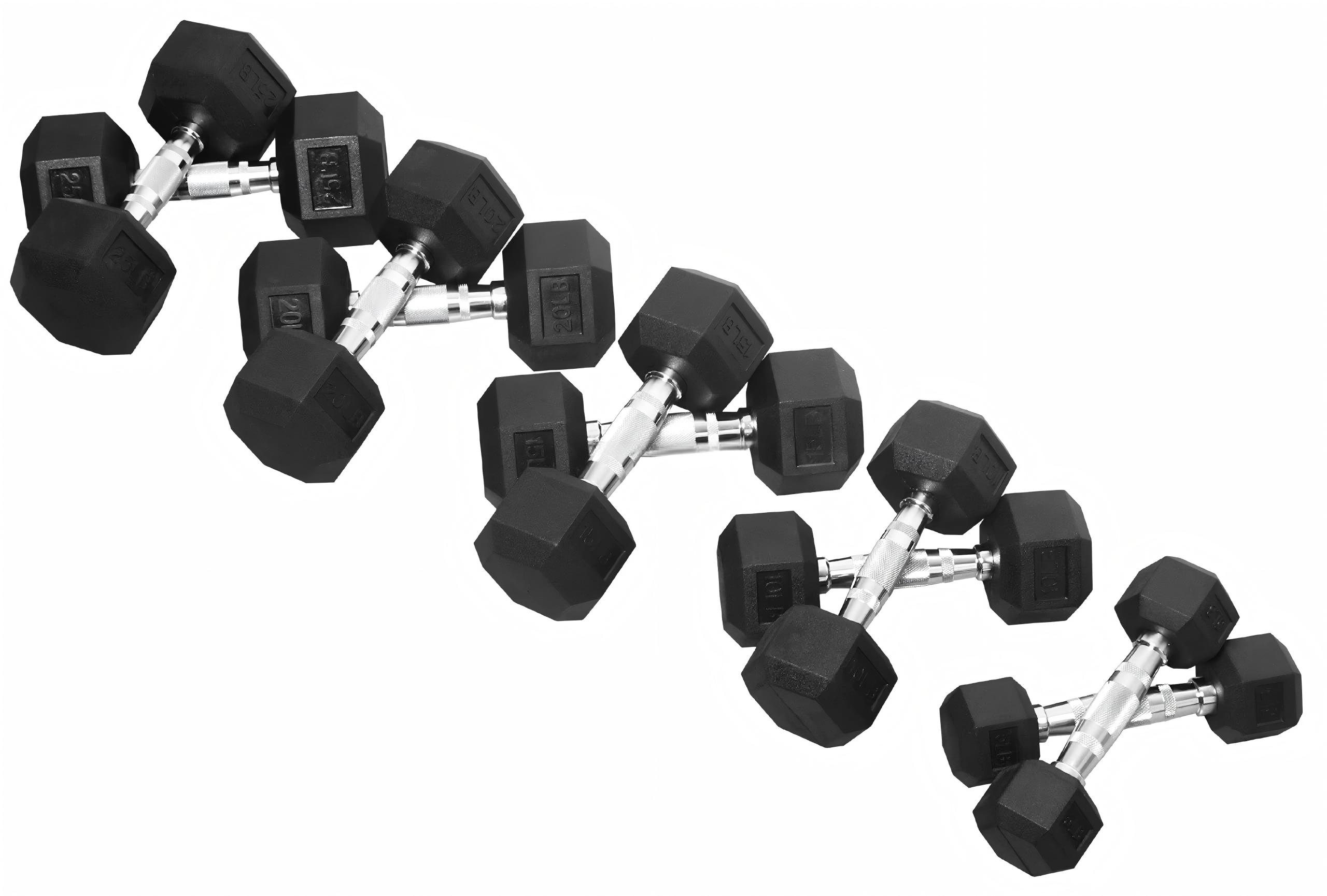 Premium Kauçuk Kaplı Altıgen D - Hex Dumbbell Set incelemesi ve fiyatı