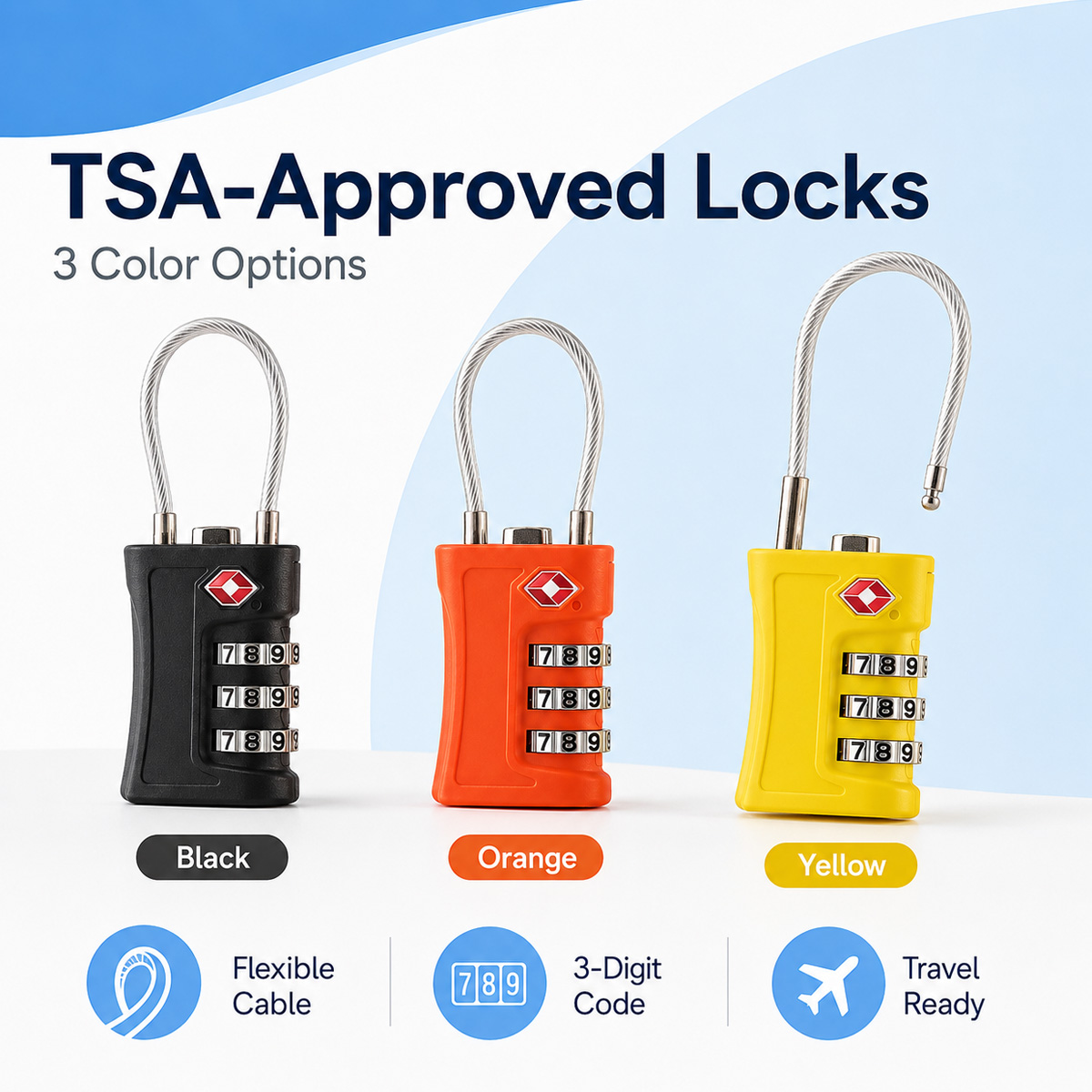 TSA Onaylı Bagaj Kilidi 3 Hane - Home Gym Ideas incelemesi ve fiyatı