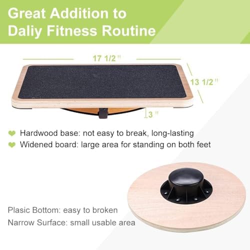 Profesyonel Ahşap Denge Tahtas - Wobble Board Balance incelemesi ve fiyatı