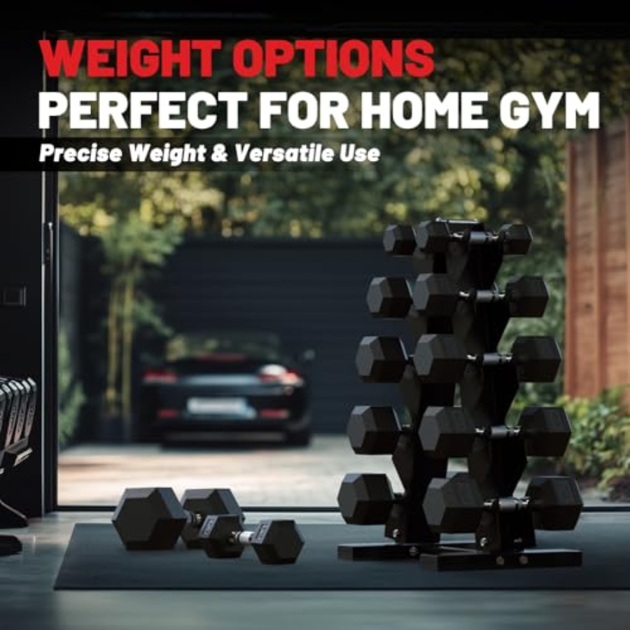 Hex Dambıl Setleri ve Rafı 60- - Hex Dumbbell Set incelemesi ve fiyatı